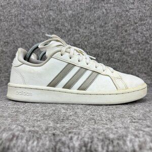 ✅Adidas Grand Court Womens 8 Sneakers White Athletic Casual Walking Shoes